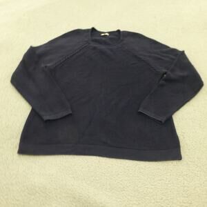 Talbots Women’s Navy Crew Neck Pullover Sweater size XL